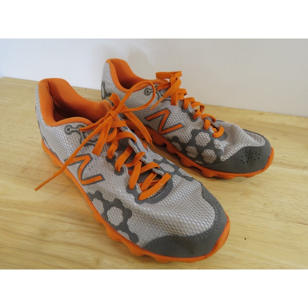 New Balance IONIX Boys Size 7 Athletic Orange Grey 3090 Running Athletic Shoes - Picture 3 of 16